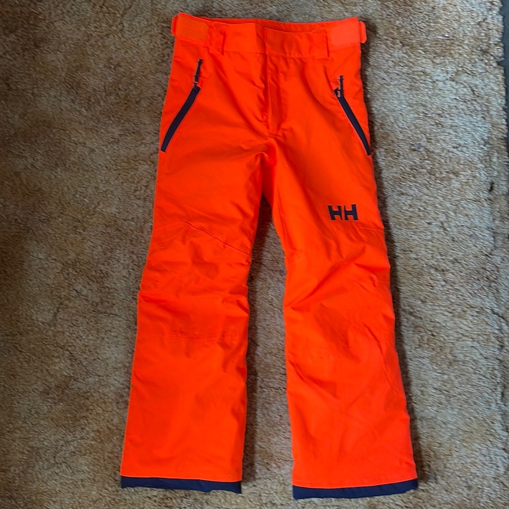 Helly Hansen Neon Orange Ski Pants